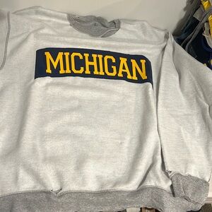 University of Michigan inside out custom sweatshirt